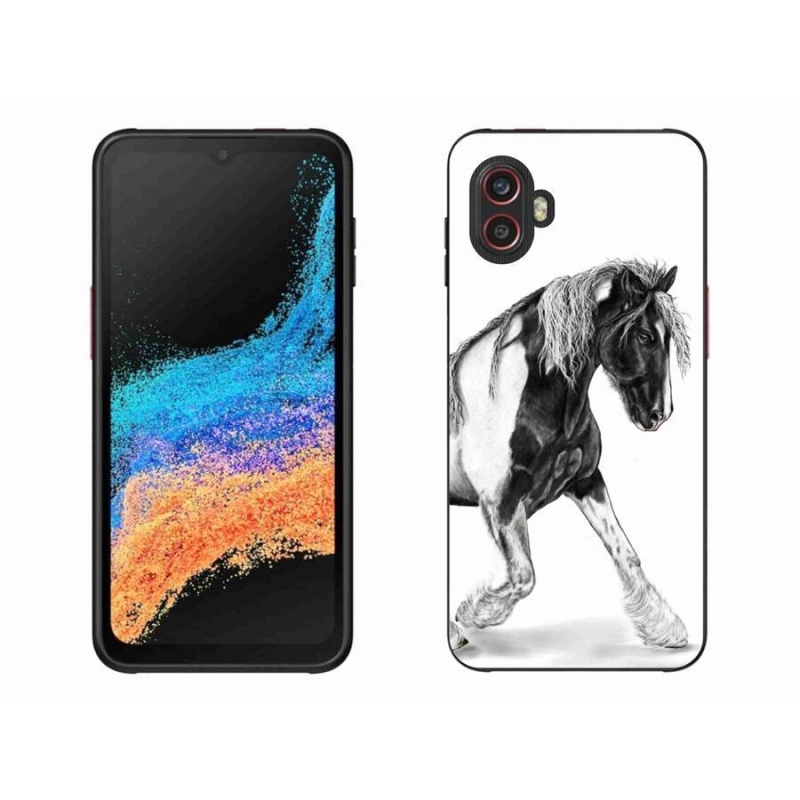 Gelový kryt mmCase na mobil Samsung Galaxy Xcover 6 Pro - kůň