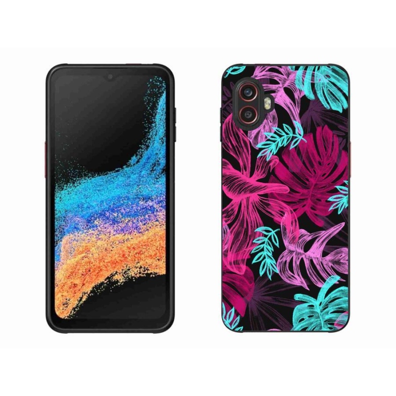 Gelový kryt mmCase na mobil Samsung Galaxy Xcover 6 Pro - květiny 1