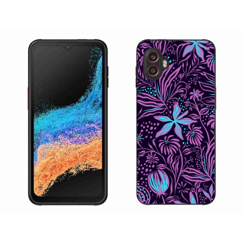 Gelový kryt mmCase na mobil Samsung Galaxy Xcover 6 Pro - květiny 2