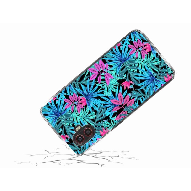 Gelový kryt mmCase na mobil Samsung Galaxy Xcover 6 Pro - květiny 3