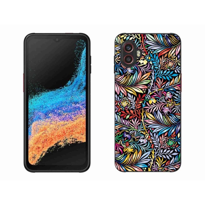 Gelový kryt mmCase na mobil Samsung Galaxy Xcover 6 Pro - květiny 5