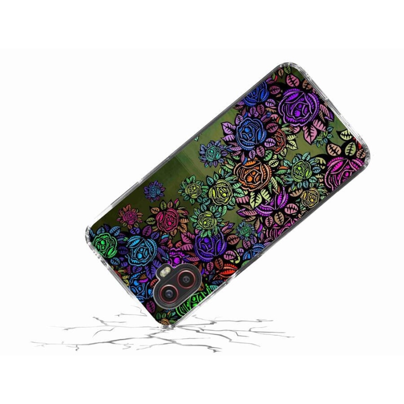 Gelový kryt mmCase na mobil Samsung Galaxy Xcover 6 Pro - květiny 6