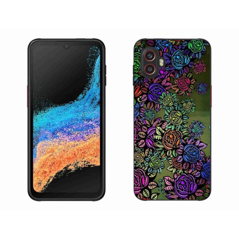 Gelový kryt mmCase na mobil Samsung Galaxy Xcover 6 Pro - květiny 6