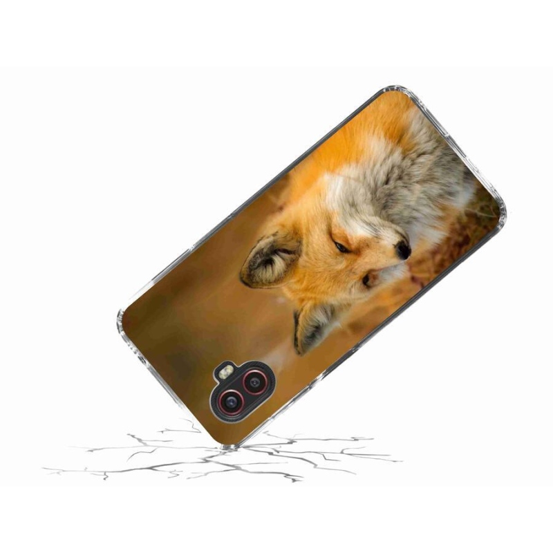 Gelový kryt mmCase na mobil Samsung Galaxy Xcover 6 Pro - liška