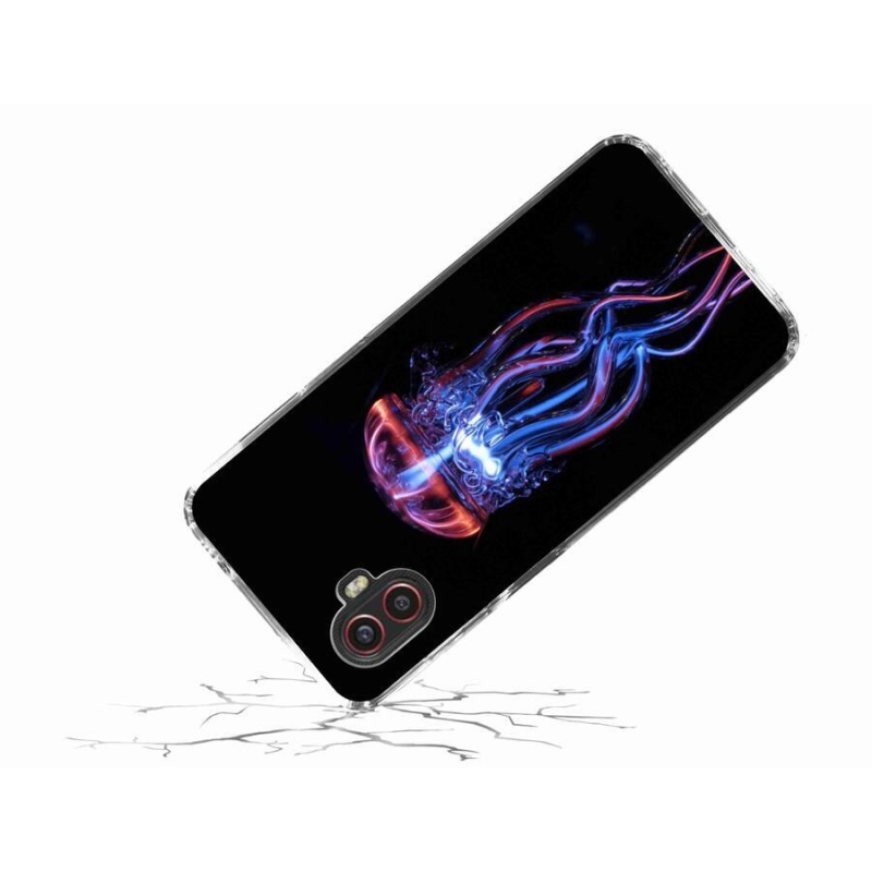 Gelový kryt mmCase na mobil Samsung Galaxy Xcover 6 Pro - medúza
