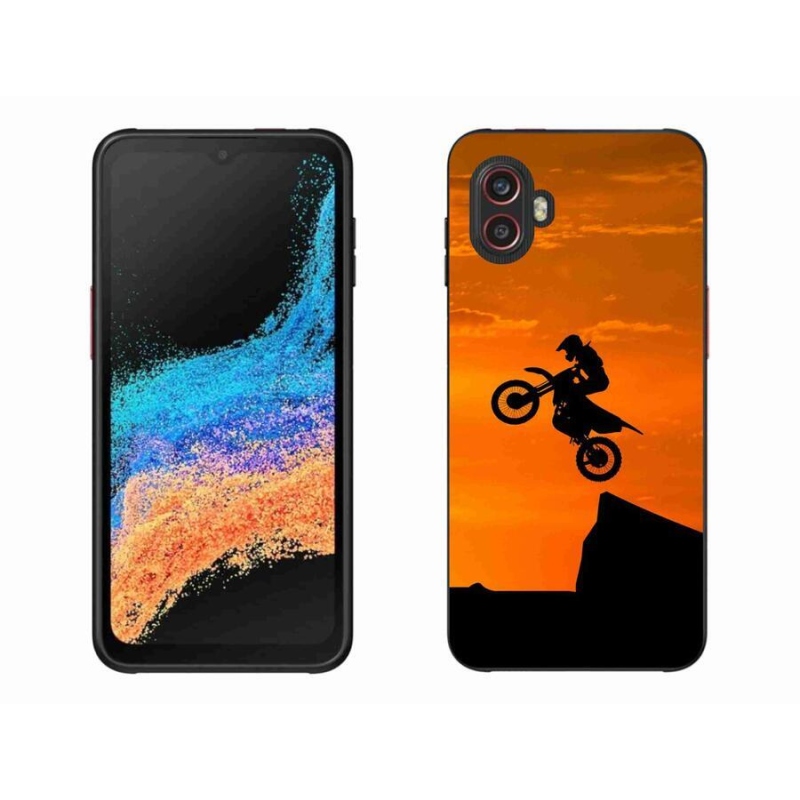 Gelový kryt mmCase na mobil Samsung Galaxy Xcover 6 Pro - motocross