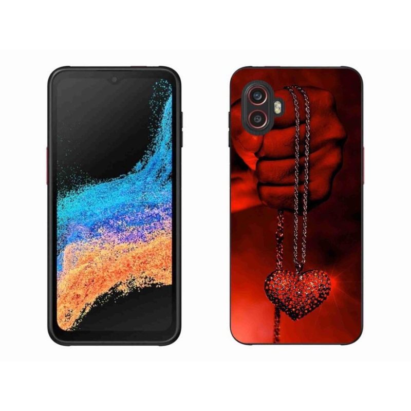 Gelový kryt mmCase na mobil Samsung Galaxy Xcover 6 Pro - náhrdelník