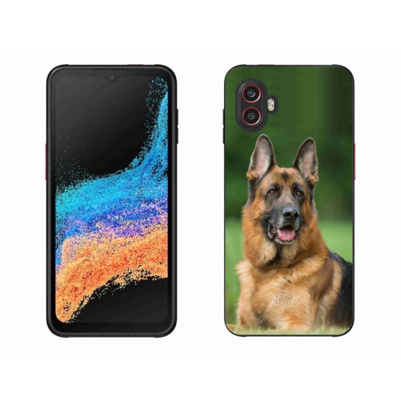 Gelový kryt mmCase na mobil Samsung Galaxy Xcover 6 Pro - německý ovčák