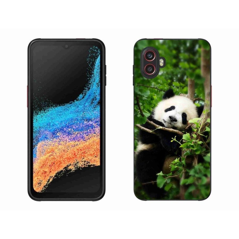 Gelový kryt mmCase na mobil Samsung Galaxy Xcover 6 Pro - panda