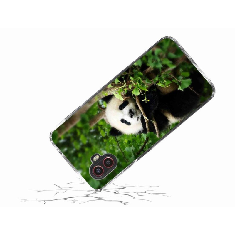 Gelový kryt mmCase na mobil Samsung Galaxy Xcover 6 Pro - panda