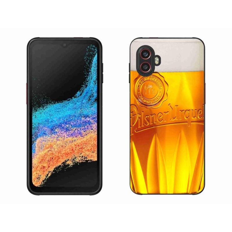 Gelový kryt mmCase na mobil Samsung Galaxy Xcover 6 Pro - pivo
