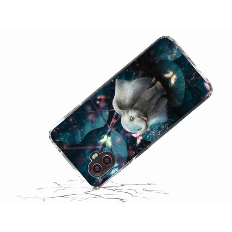 Gelový kryt mmCase na mobil Samsung Galaxy Xcover 6 Pro - roztomilý slon