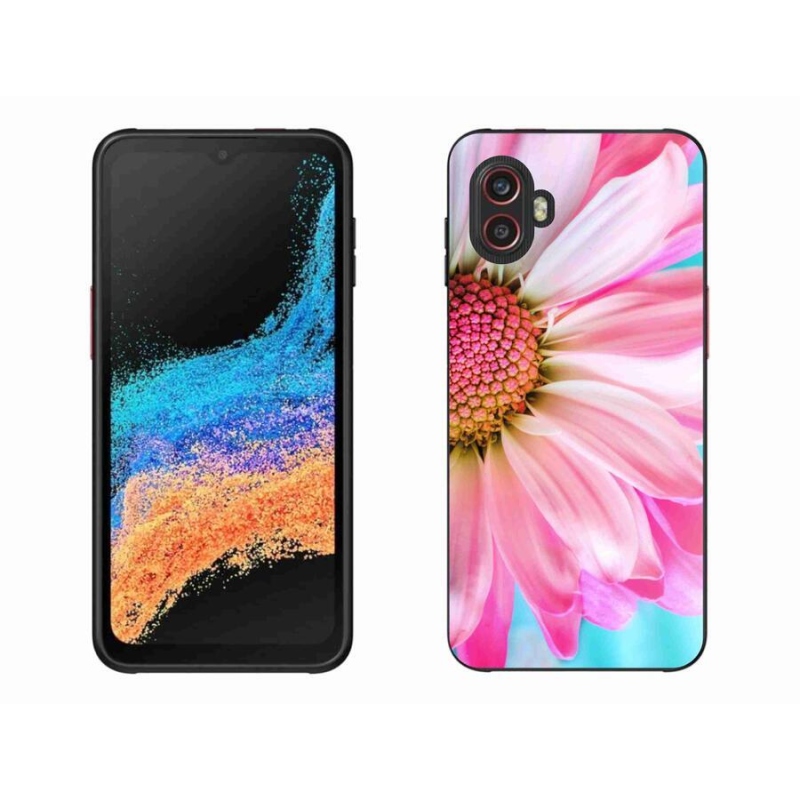 Gelový kryt mmCase na mobil Samsung Galaxy Xcover 6 Pro - růžová květina