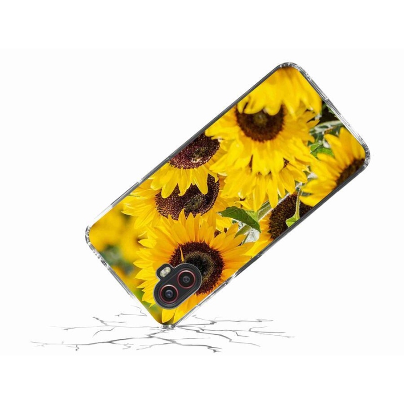 Gelový kryt mmCase na mobil Samsung Galaxy Xcover 6 Pro - slunečnice