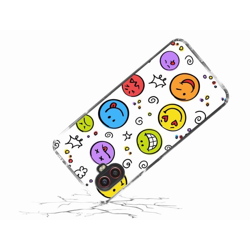 Gelový kryt mmCase na mobil Samsung Galaxy Xcover 6 Pro - smajlíci