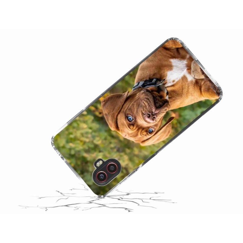 Gelový kryt mmCase na mobil Samsung Galaxy Xcover 6 Pro - štěně