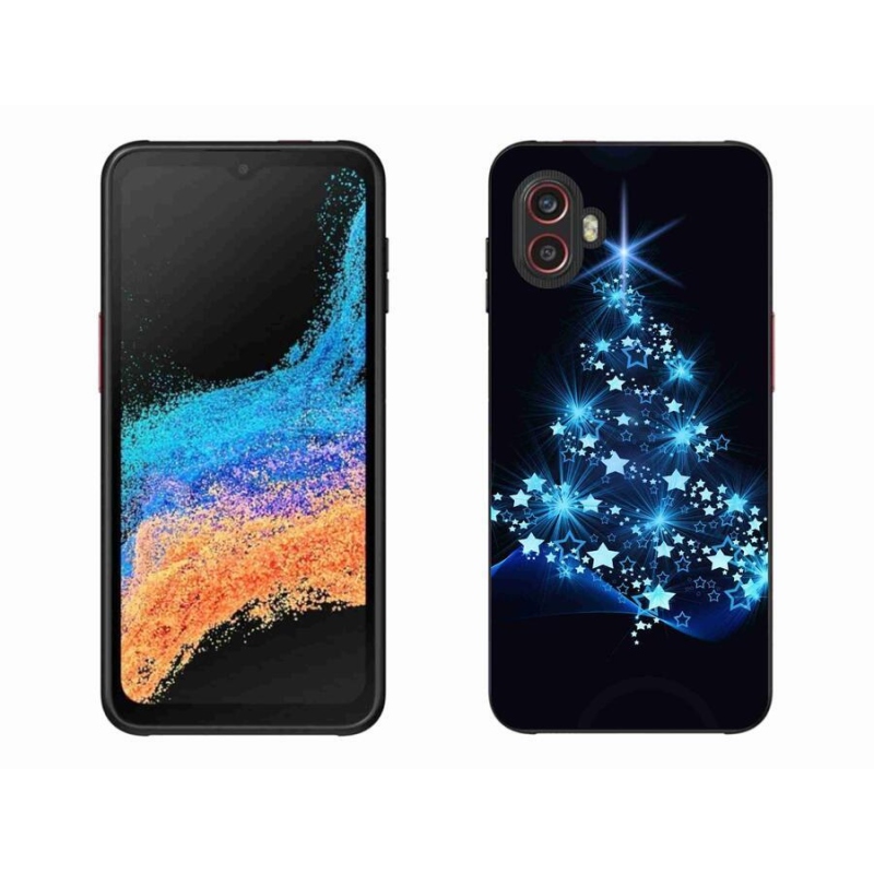 Gelový kryt mmCase na mobil Samsung Galaxy Xcover 6 Pro - vánoční stromek