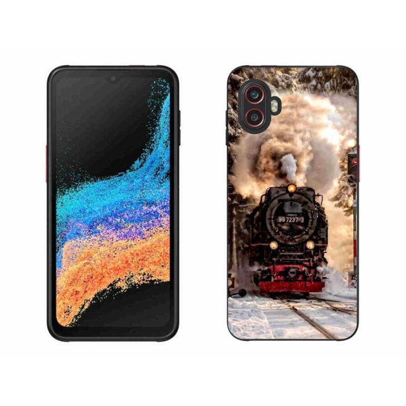 Gelový kryt mmCase na mobil Samsung Galaxy Xcover 6 Pro - vlak