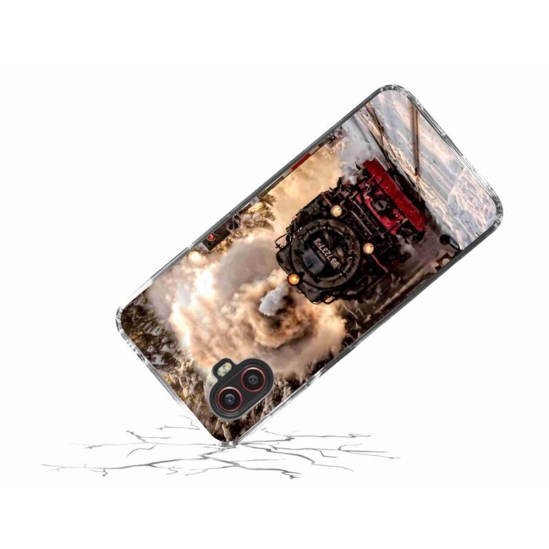 Gelový kryt mmCase na mobil Samsung Galaxy Xcover 6 Pro - vlak