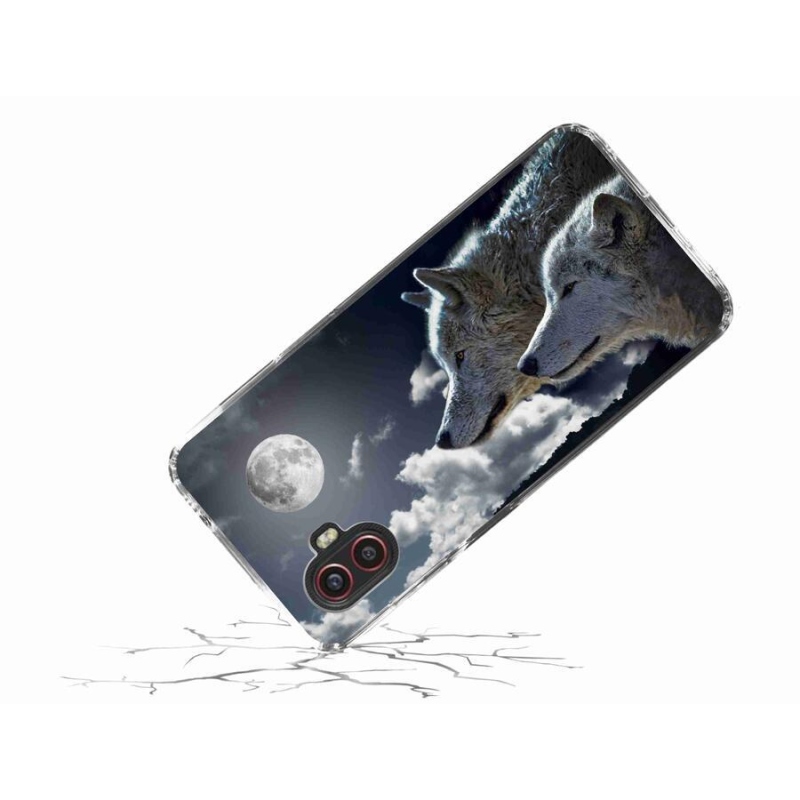 Gelový kryt mmCase na mobil Samsung Galaxy Xcover 6 Pro - vlci