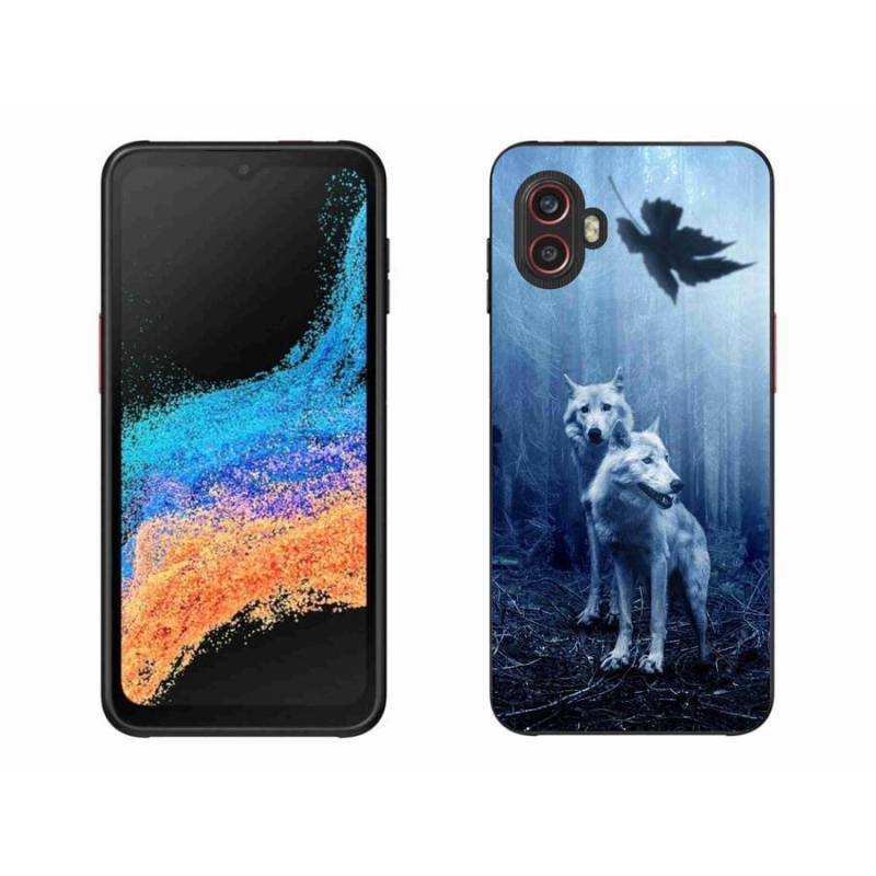 Gelový kryt mmCase na mobil Samsung Galaxy Xcover 6 Pro - vlci v lese