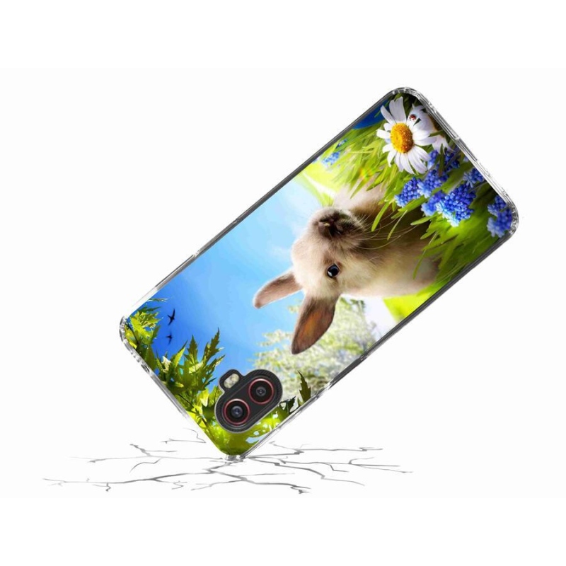 Gelový kryt mmCase na mobil Samsung Galaxy Xcover 6 Pro - zajíček