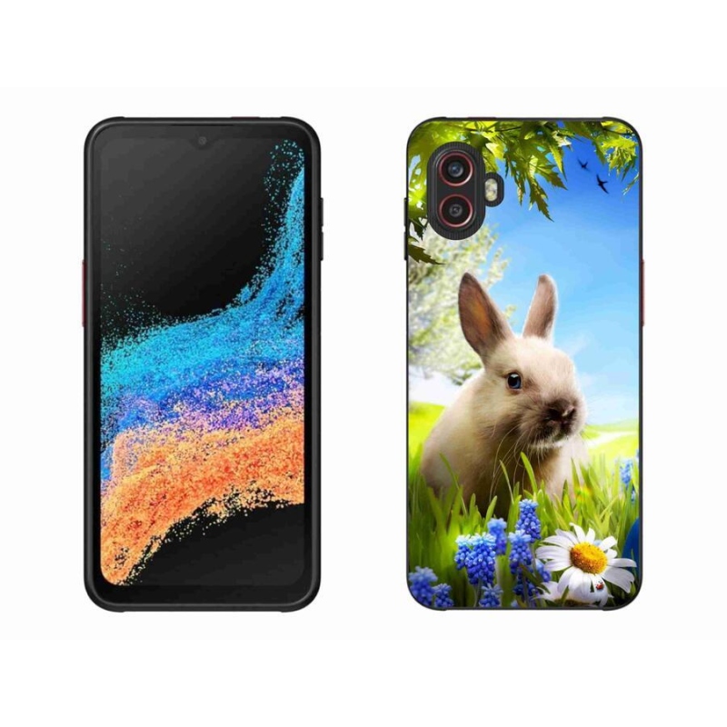 Gelový kryt mmCase na mobil Samsung Galaxy Xcover 6 Pro - zajíček