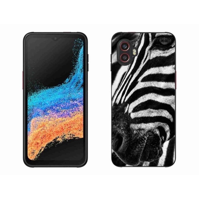 Gelový kryt mmCase na mobil Samsung Galaxy Xcover 6 Pro - zebra