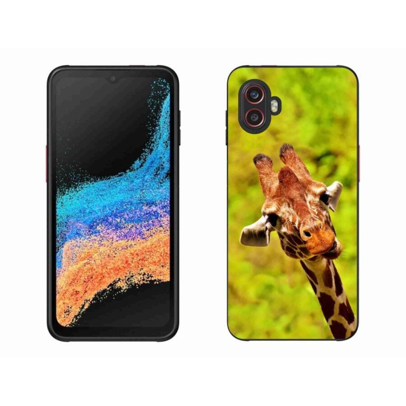 Gelový kryt mmCase na mobil Samsung Galaxy Xcover 6 Pro - žirafa