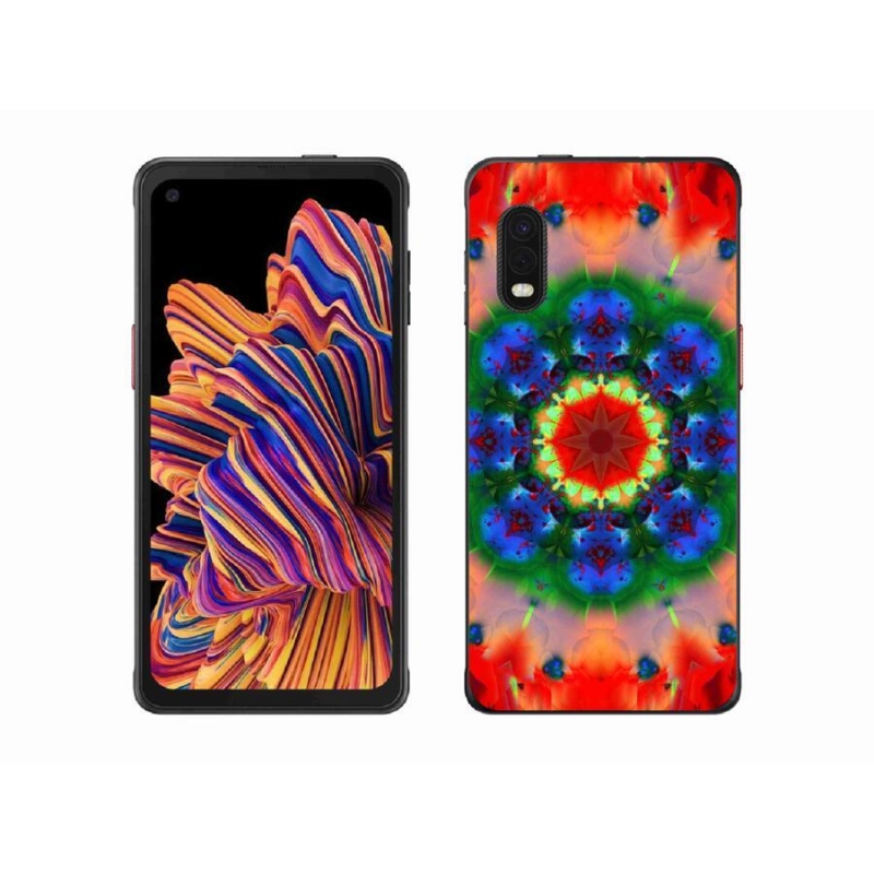 Gelový kryt mmCase na mobil Samsung Galaxy Xcover Pro - abstrakt 5