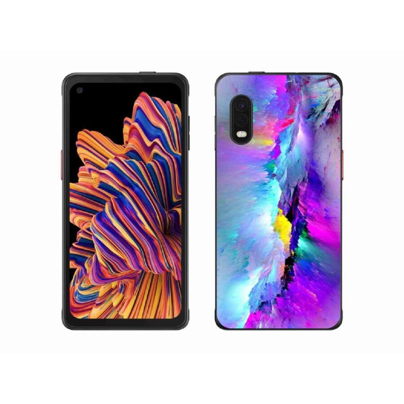 Gelový kryt mmCase na mobil Samsung Galaxy Xcover Pro - abstrakt