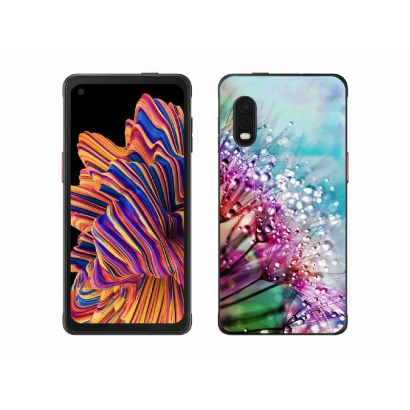 Gelový kryt mmCase na mobil Samsung Galaxy Xcover Pro - barevné květy