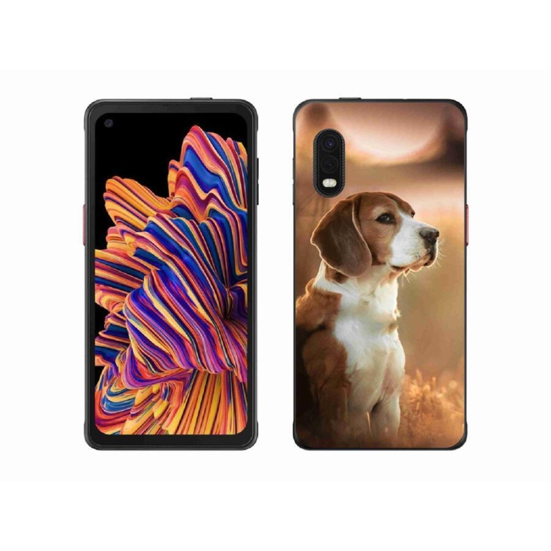 Gelový kryt mmCase na mobil Samsung Galaxy Xcover Pro - bígl
