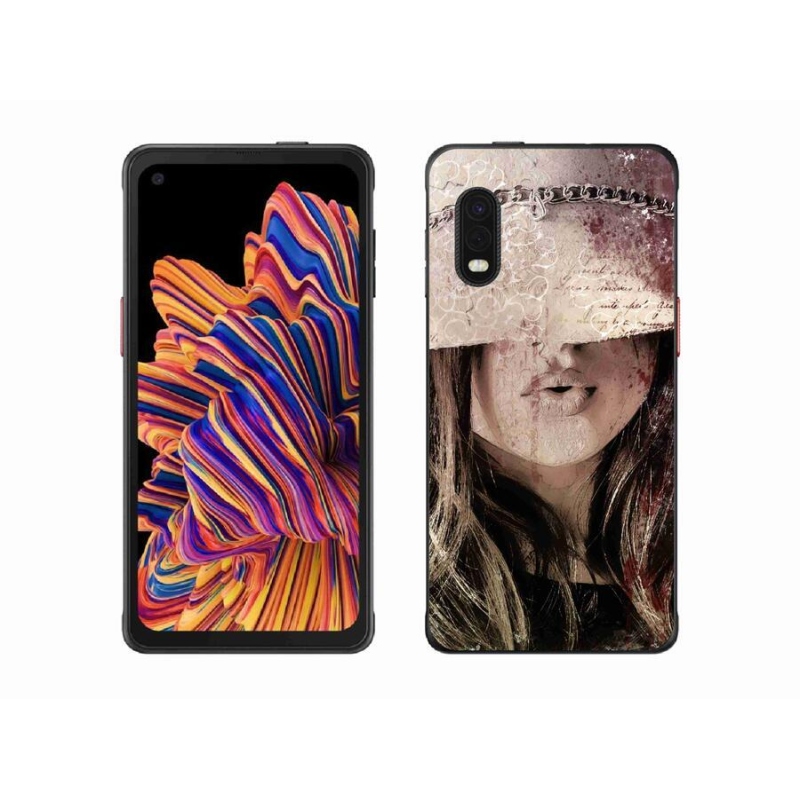 Gelový kryt mmCase na mobil Samsung Galaxy Xcover Pro - dívka