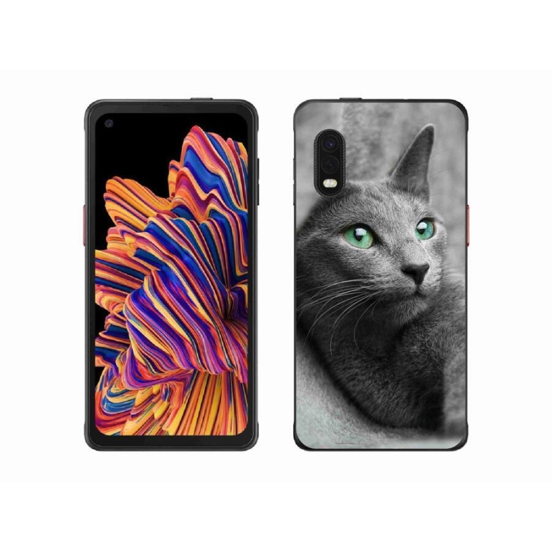 Gelový kryt mmCase na mobil Samsung Galaxy Xcover Pro - kočka 2