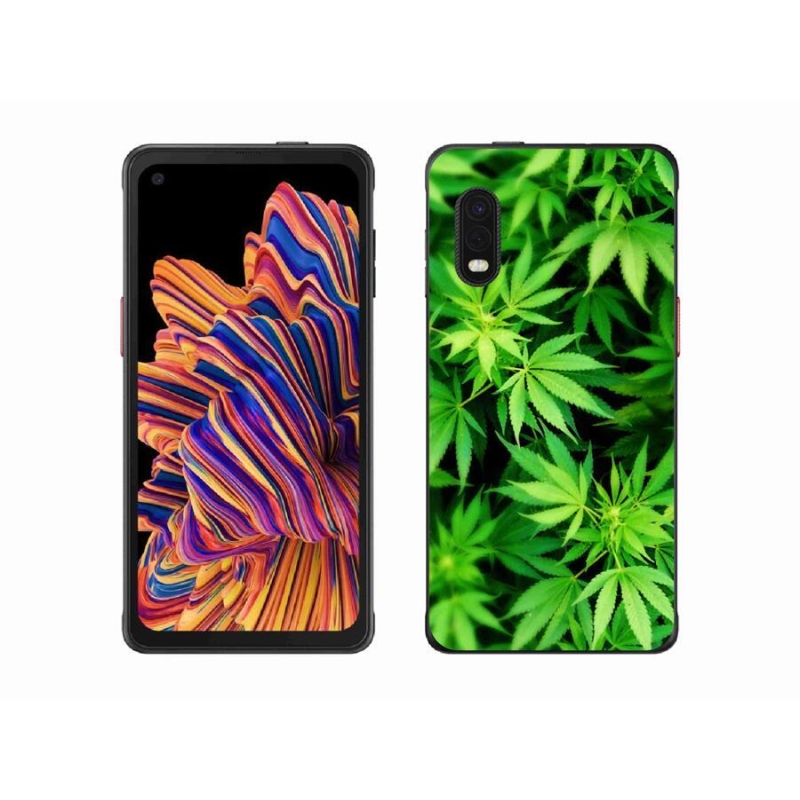 Gelový kryt mmCase na mobil Samsung Galaxy Xcover Pro - konopí 3