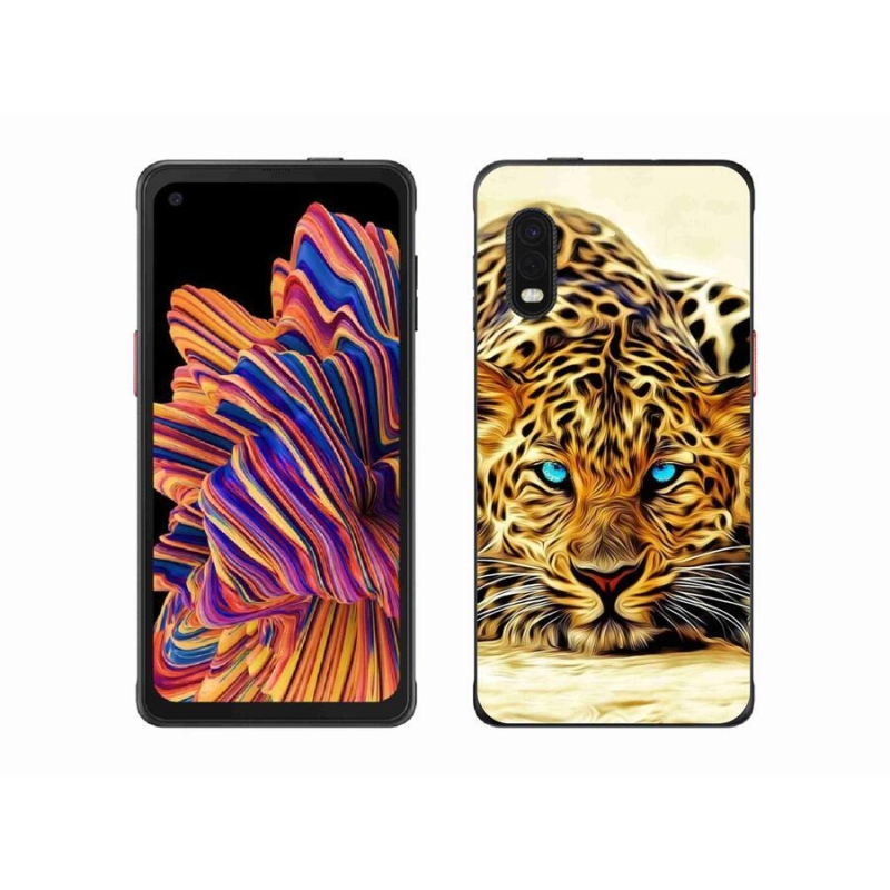 Gelový kryt mmCase na mobil Samsung Galaxy Xcover Pro - kreslený tygr