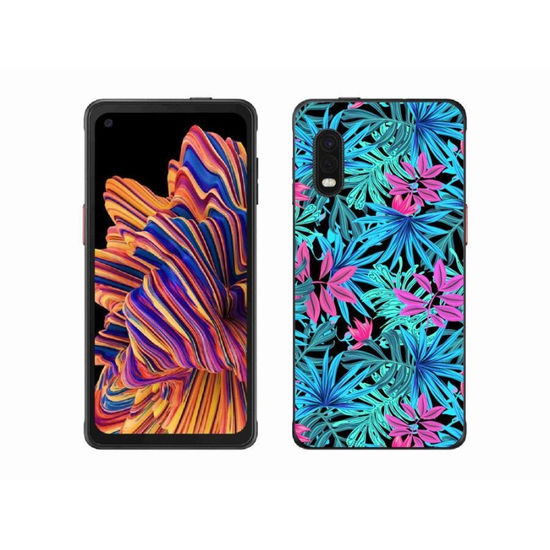 Gelový kryt mmCase na mobil Samsung Galaxy Xcover Pro - květiny 3