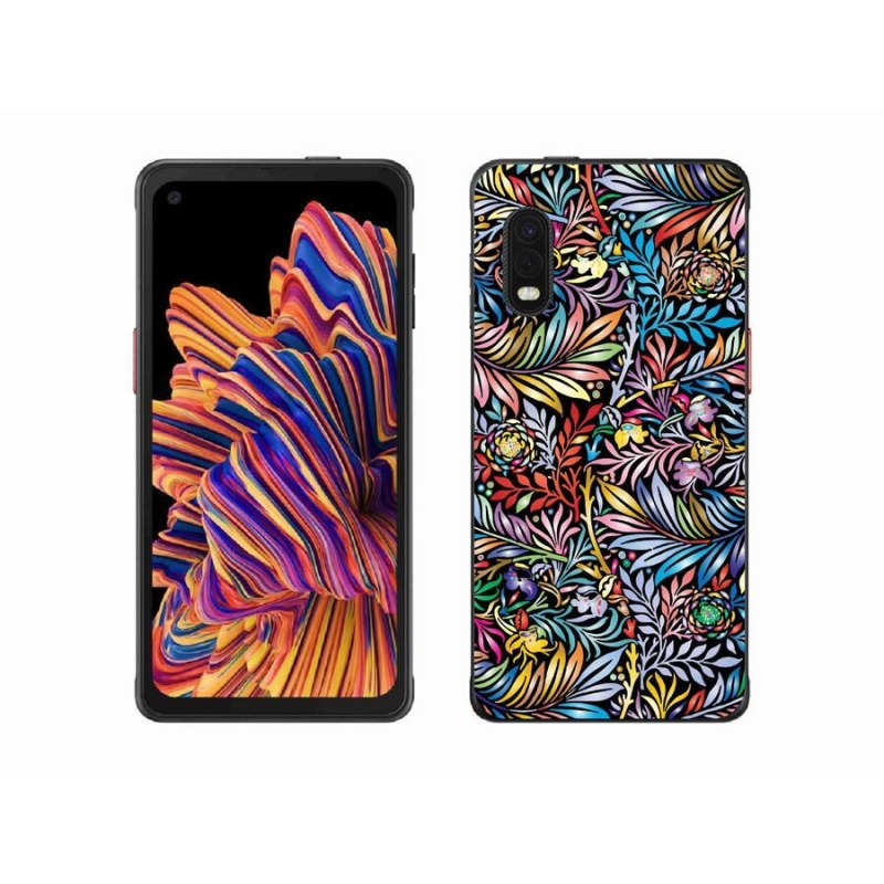 Gelový kryt mmCase na mobil Samsung Galaxy Xcover Pro - květiny 5