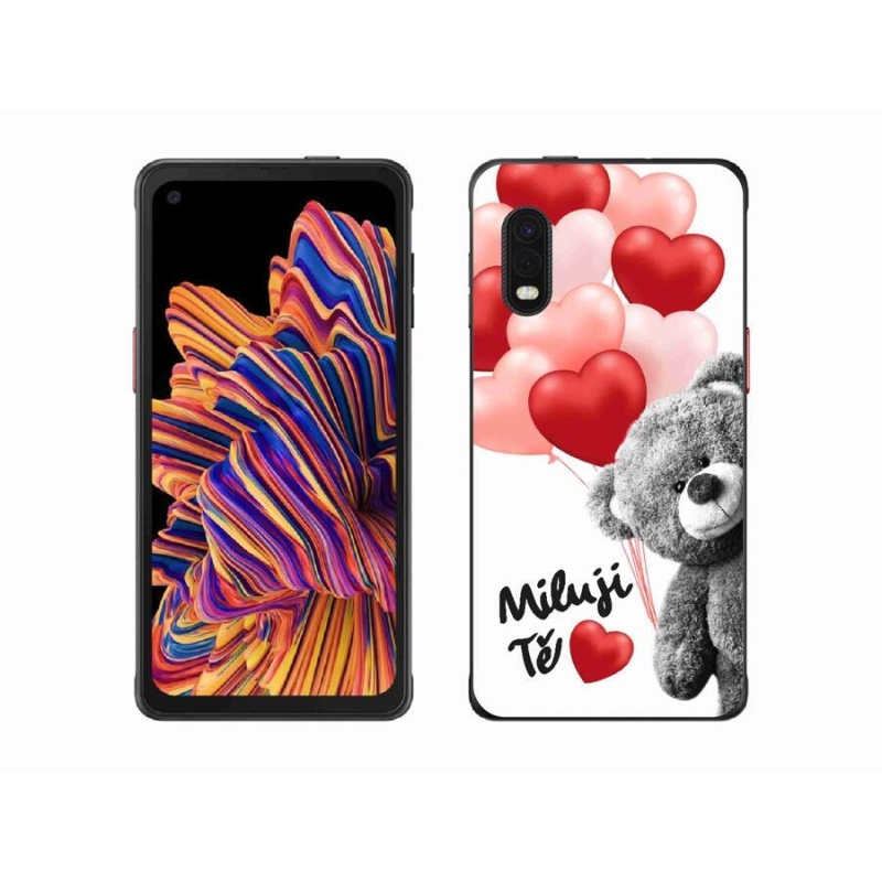 Gelový kryt mmCase na mobil Samsung Galaxy Xcover Pro - miluji Tě