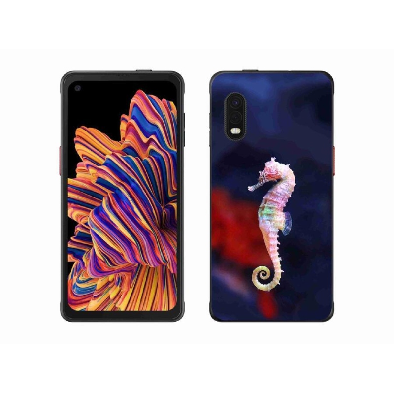 Gelový kryt mmCase na mobil Samsung Galaxy Xcover Pro - mořský koník