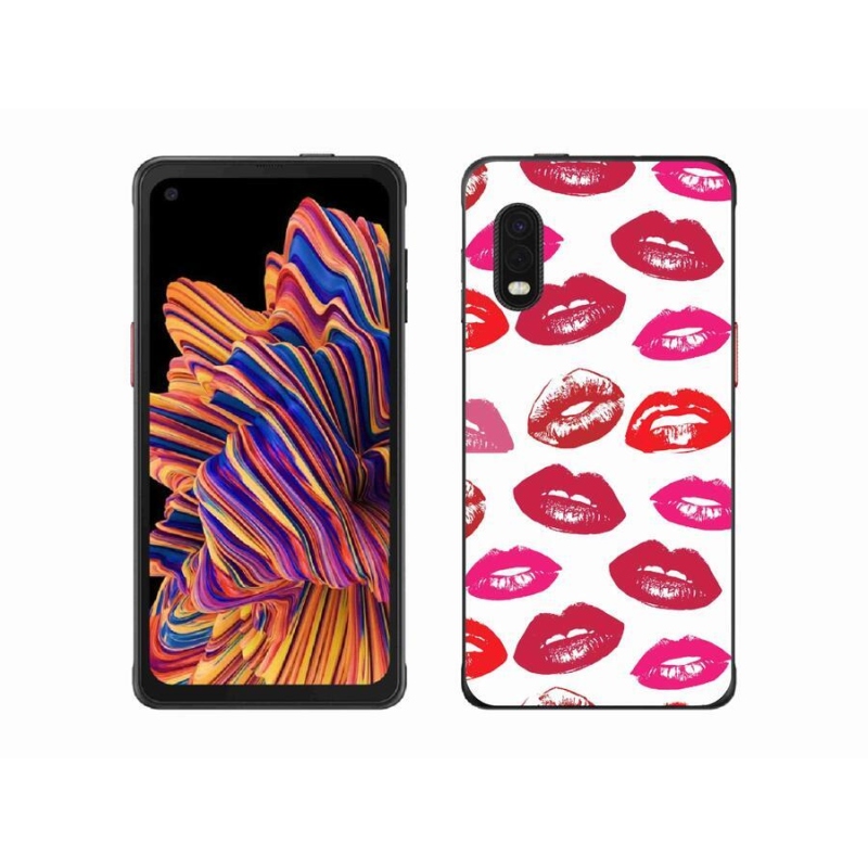 Gelový kryt mmCase na mobil Samsung Galaxy Xcover Pro - rty