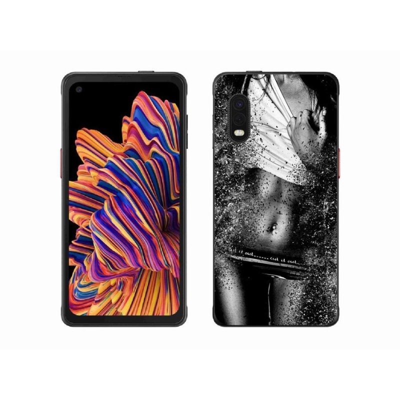 Gelový kryt mmCase na mobil Samsung Galaxy Xcover Pro - sexy žena 1
