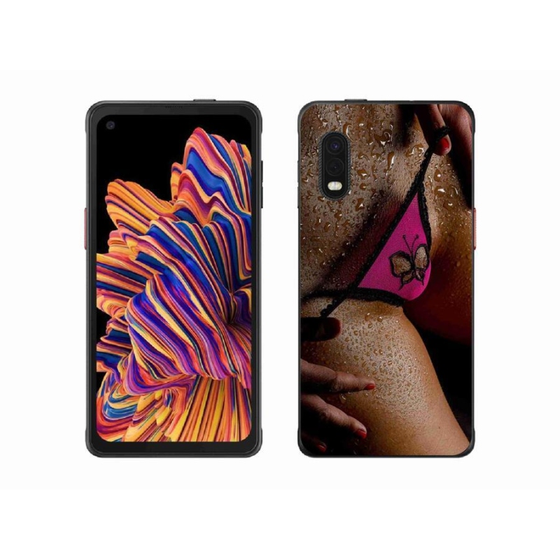 Gelový kryt mmCase na mobil Samsung Galaxy Xcover Pro - sexy žena