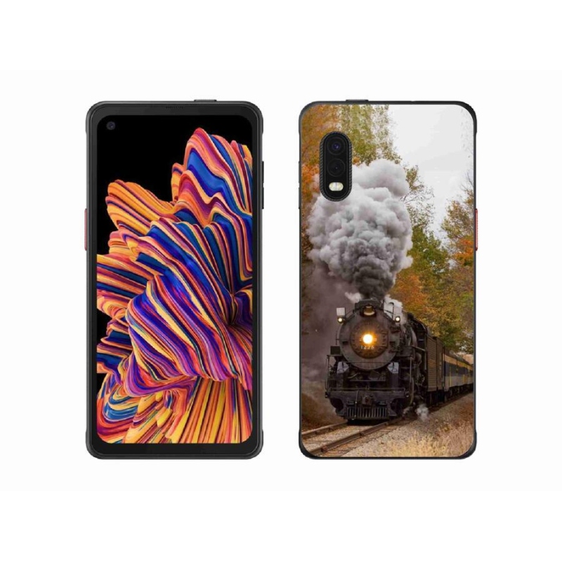 Gelový kryt mmCase na mobil Samsung Galaxy Xcover Pro - vlak 1