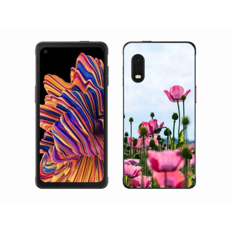 Gelový kryt mmCase na mobil Samsung Galaxy Xcover Pro - vlčí mák