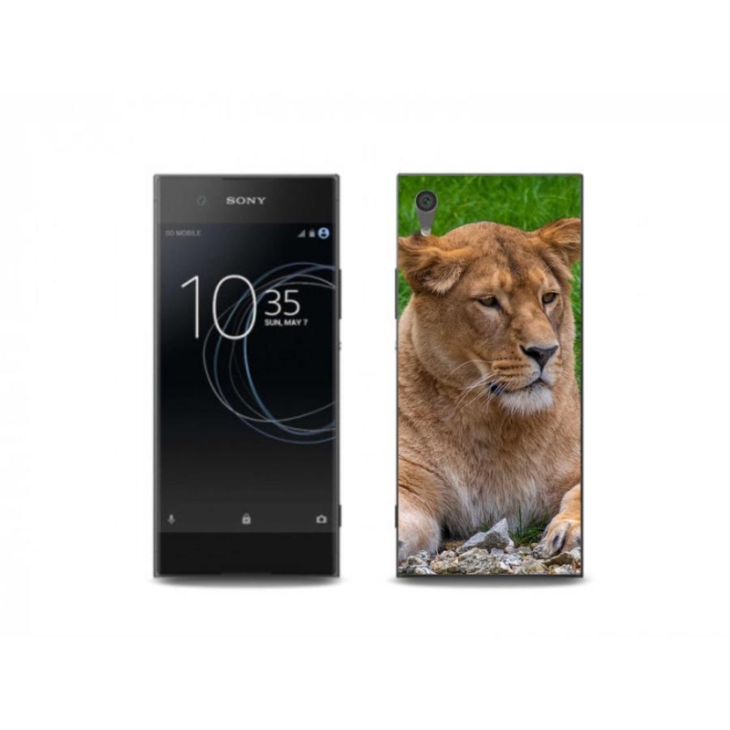 Gelový kryt mmCase na mobil Sony Xperia XA1 Plus - lvice