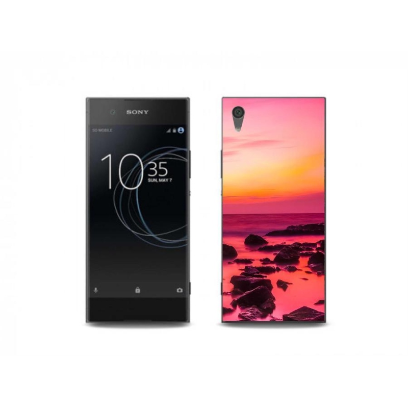Gelový kryt mmCase na mobil Sony Xperia XA1 Plus - moře a záře