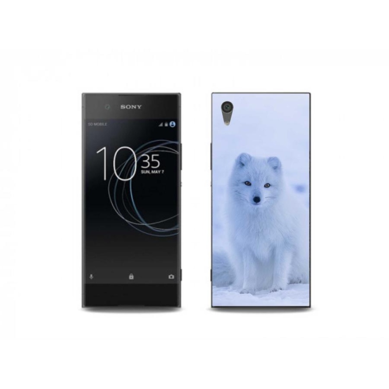Gelový kryt mmCase na mobil Sony Xperia XA1 Plus - polární liška
