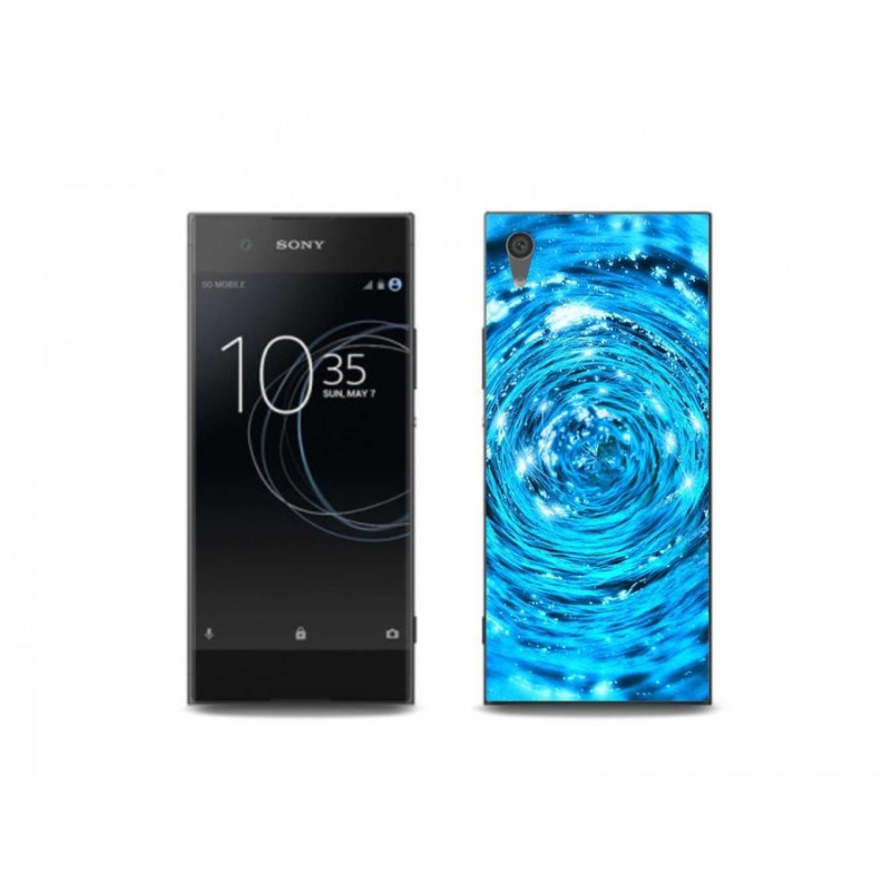 Gelový kryt mmCase na mobil Sony Xperia XA1 Plus - vodní vír